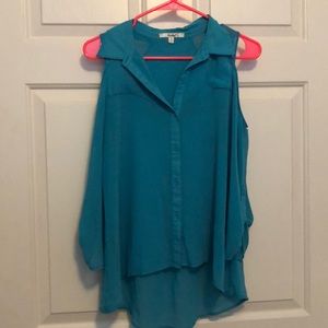Shoulder Cutout Blouse